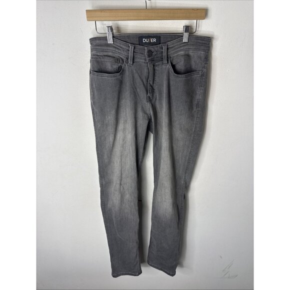 DUER L2X Slim Fit Performance Jeans Gray 30x32 L2X Slim Fit - Picture 3 of 9
